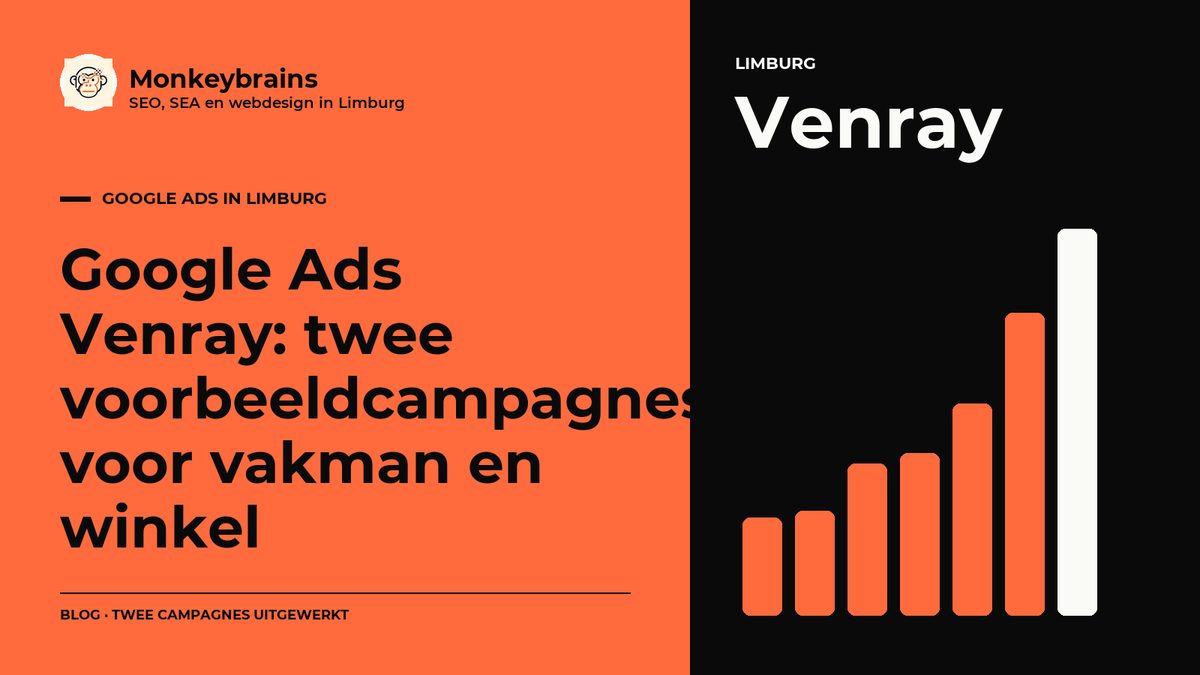 Google Ads Venray: twee voorbeeldcampagnes voor vakman en winkel