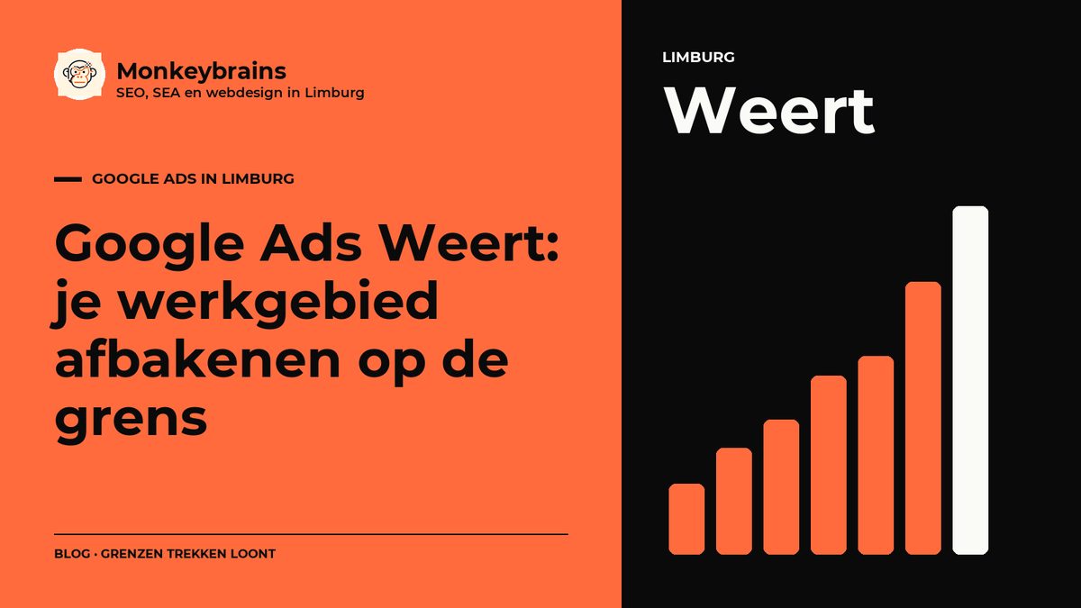 Google Ads Weert: je werkgebied afbakenen op de grens