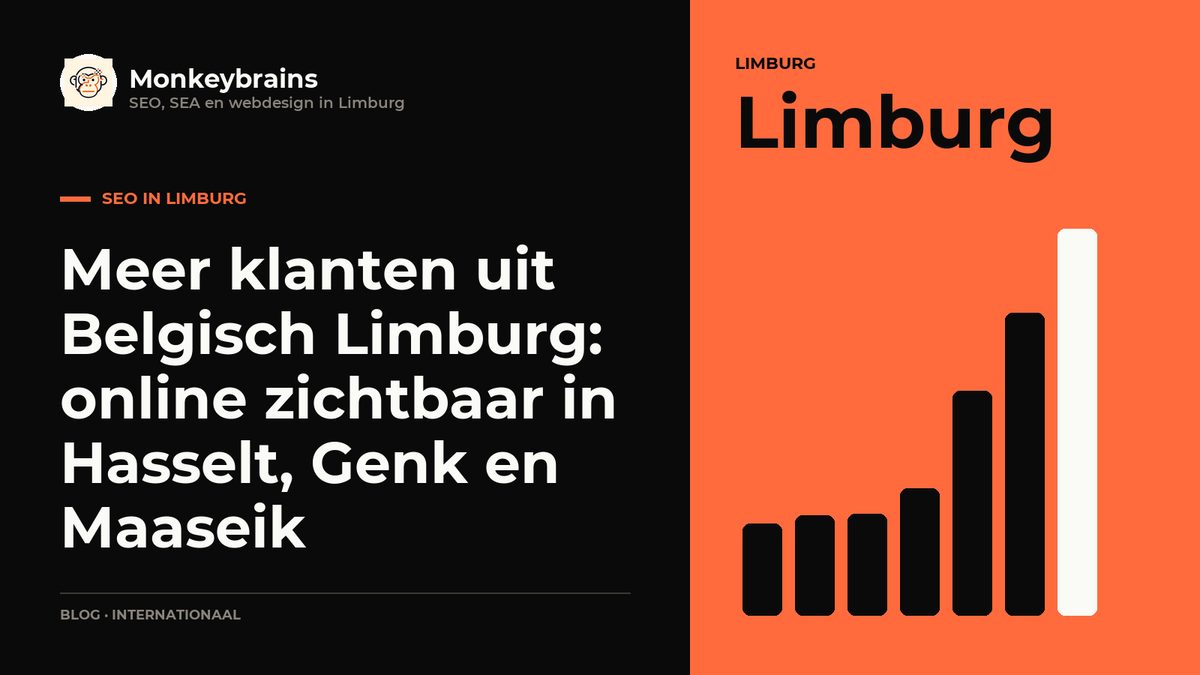 Meer klanten uit Belgisch Limburg: online zichtbaar in Hasselt, Genk en Maaseik