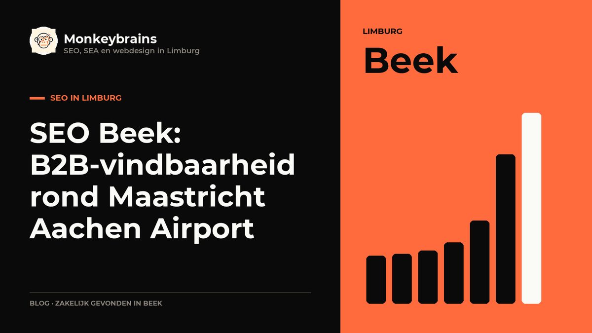 SEO Beek: B2B-vindbaarheid rond Maastricht Aachen Airport