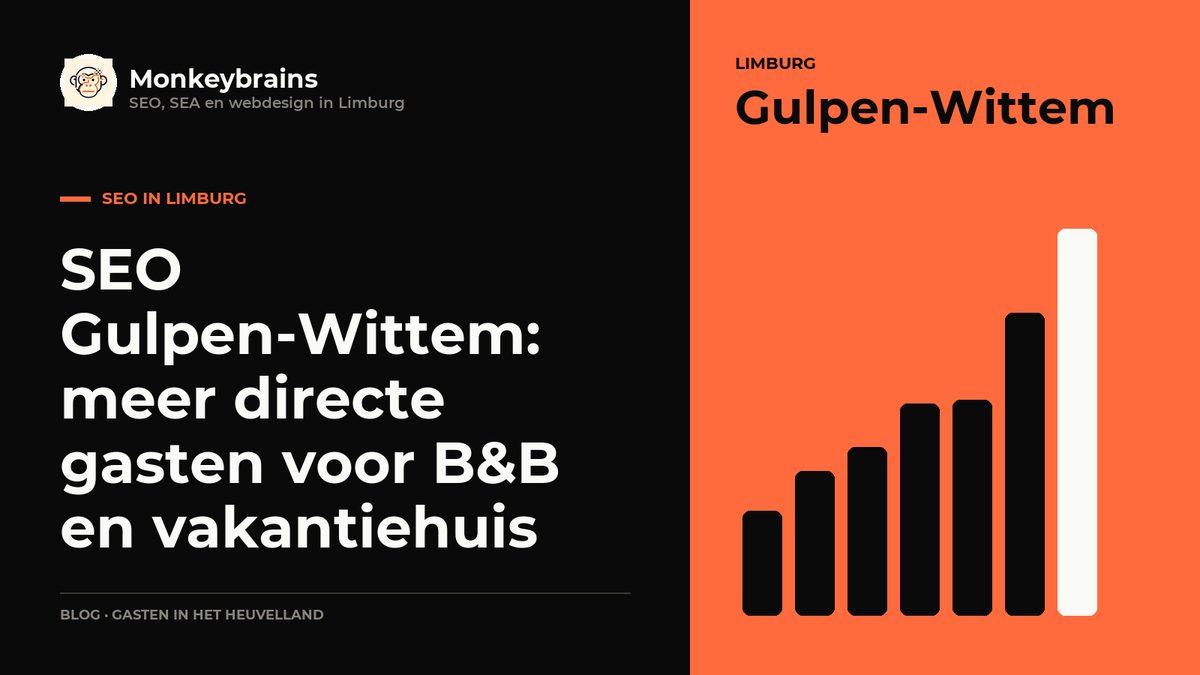 SEO Gulpen-Wittem: meer directe gasten voor B&B en vakantiehuis