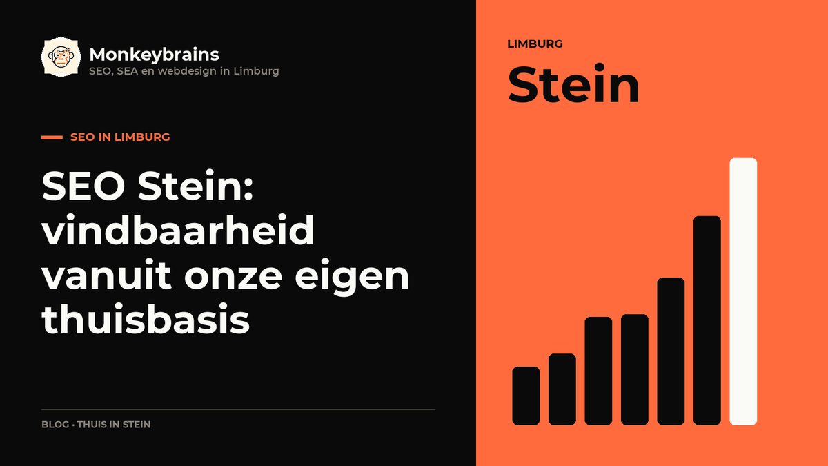 SEO Stein: vindbaarheid vanuit onze eigen thuisbasis