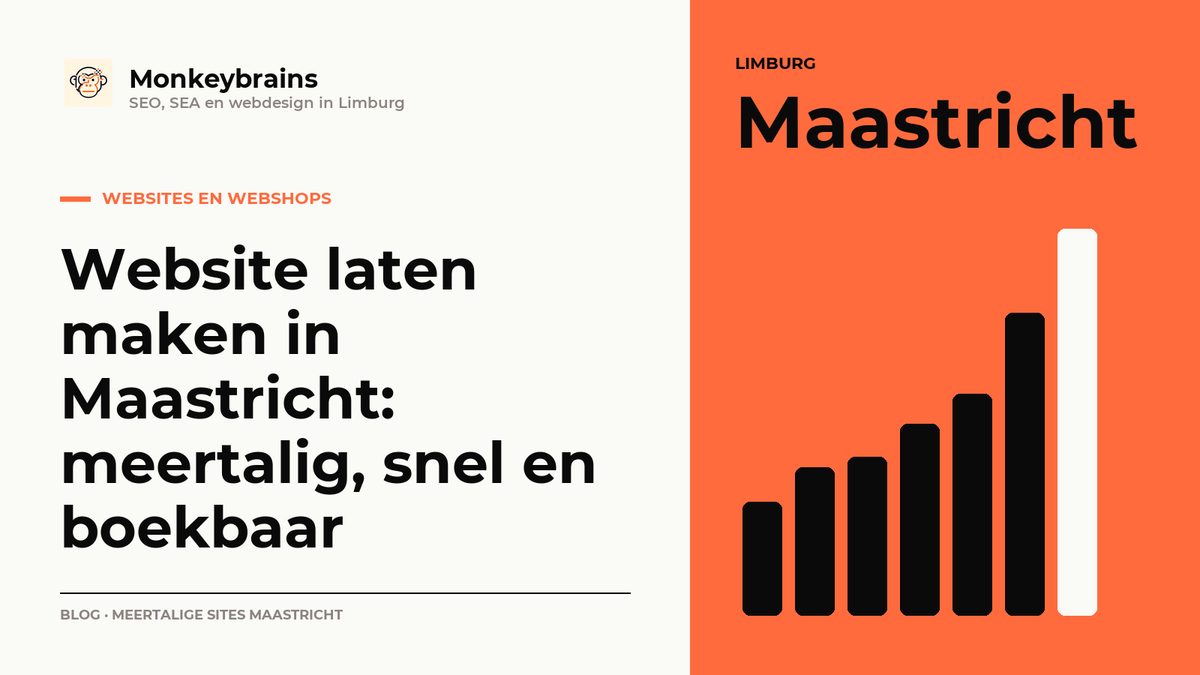 Website laten maken in Maastricht: meertalig, snel en boekbaar