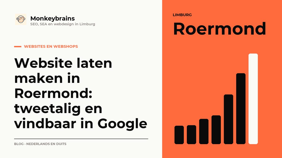 Website laten maken in Roermond: tweetalig en vindbaar in Google
