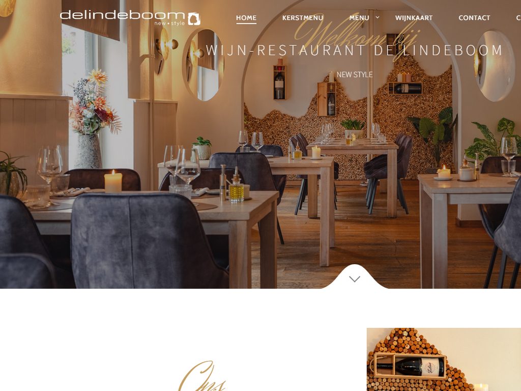 Website van De Lindeboom New Style in Beek